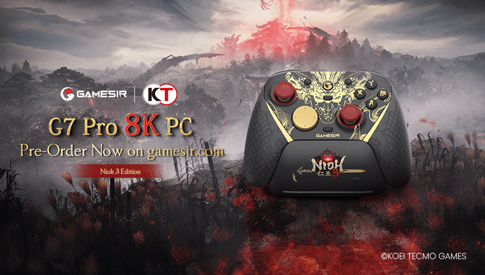 Gamesirs G7 Pro 8K PC × Nioh 3 – Wireless Esports Controller for PC - Gamesirs