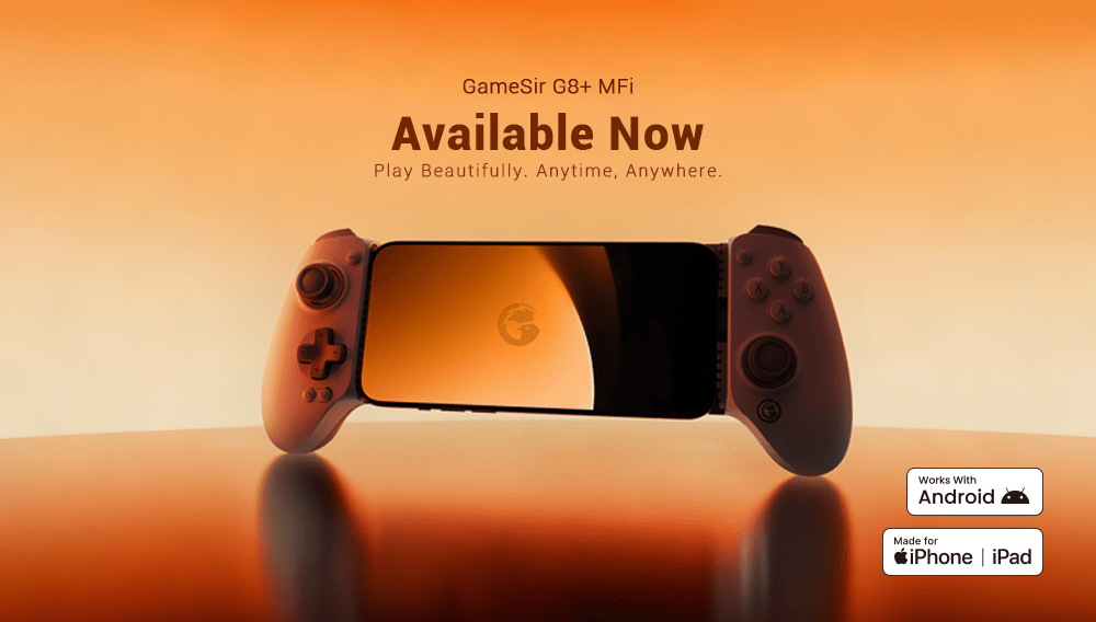 Gamesirs G8+ MFi Type-C Wired Controller for iPhone, iPad, and Android | Play Beautifully. Anytime, Anywhere. - Gamesirs
