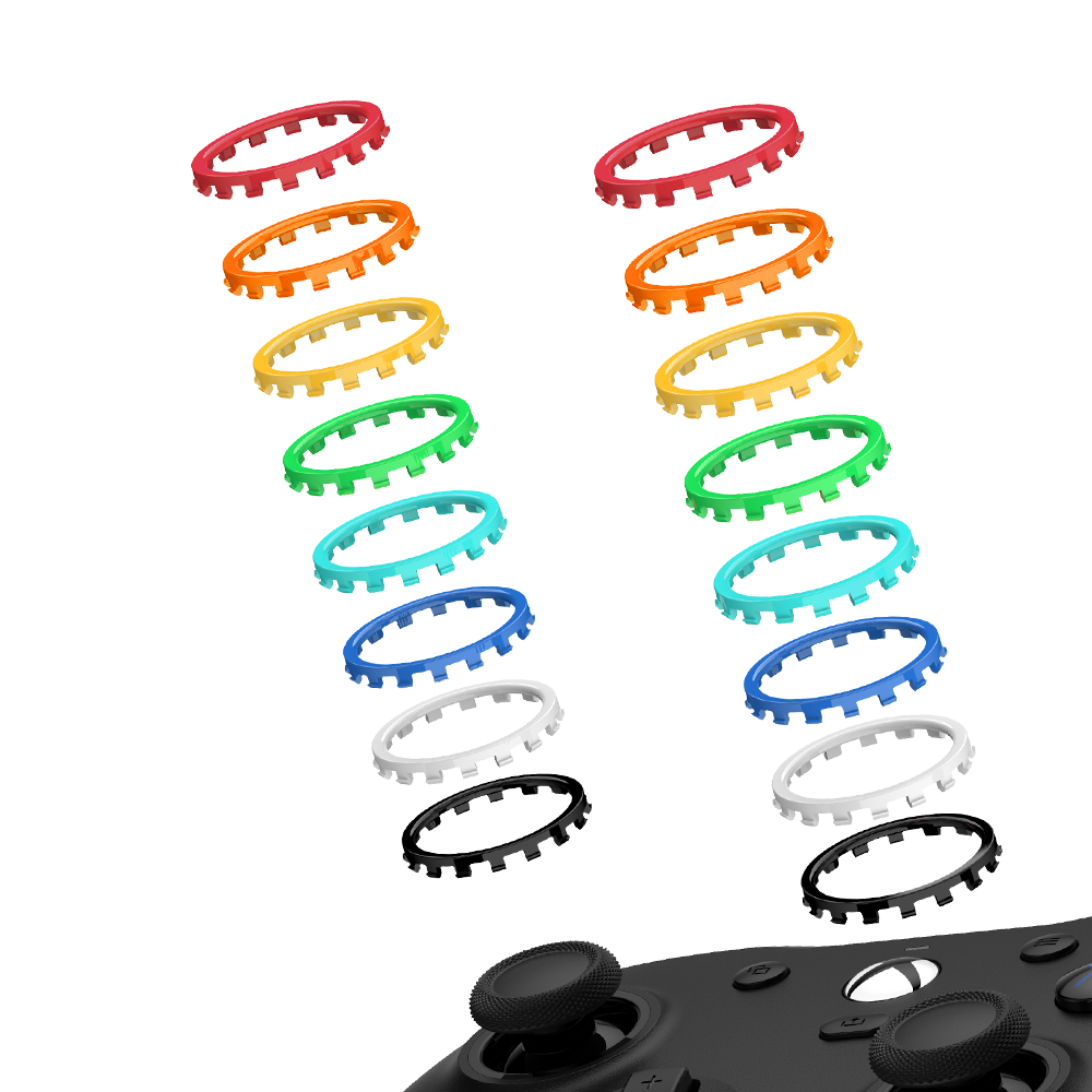 Gamesirs anti-friction rings for G8/G7 controllers in multiple colors.