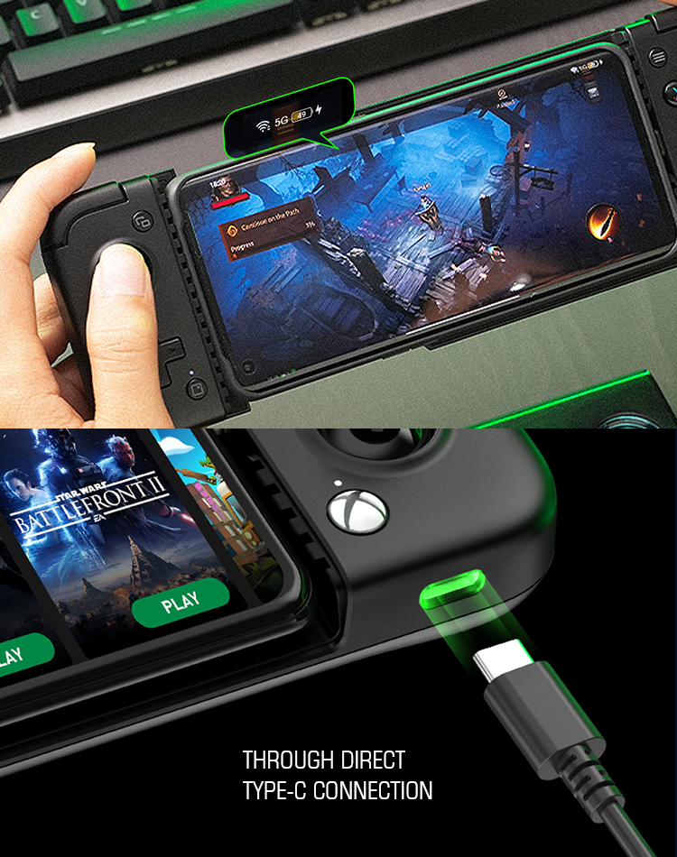 X2 Pro offers pass-through charging for playing while charging