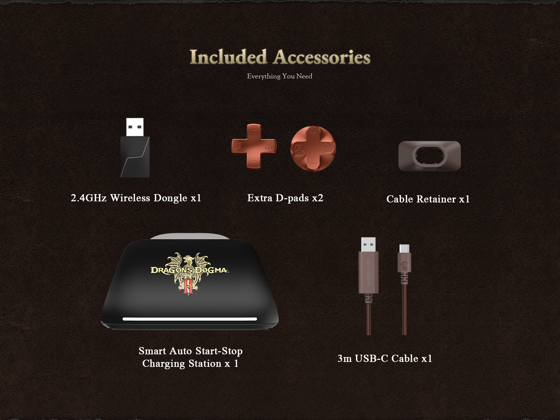 Gamesirs G7 Pro Dragon's Dogma 2 Edition controller bundle.