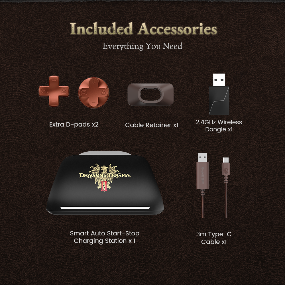 Gamesirs G7 Pro Dragon's Dogma 2 Edition controller bundle.