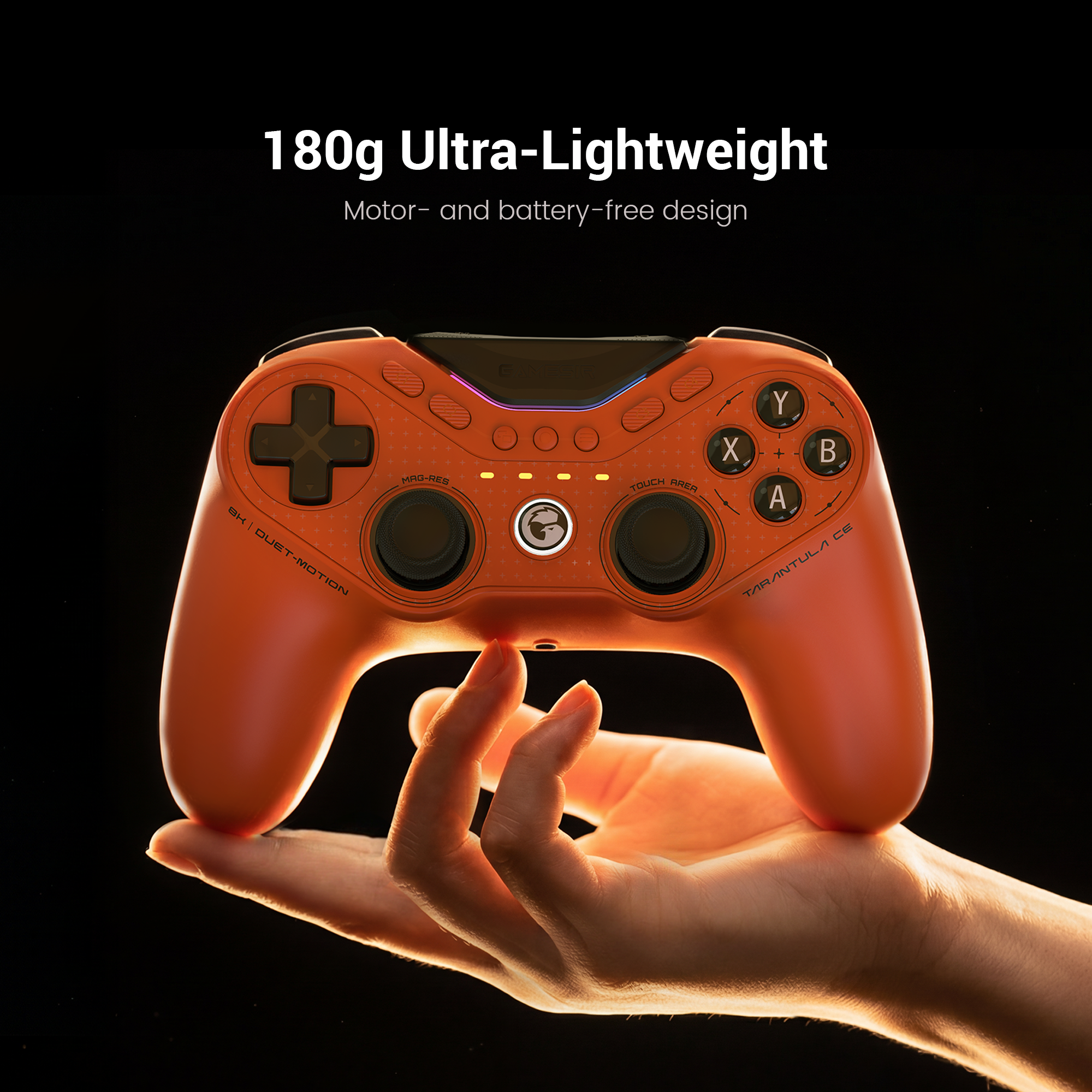 180g Ultra-Lightweight engineering of the Gamesirs Tarantula 8K PC (Standard Edition).This specific model is the 