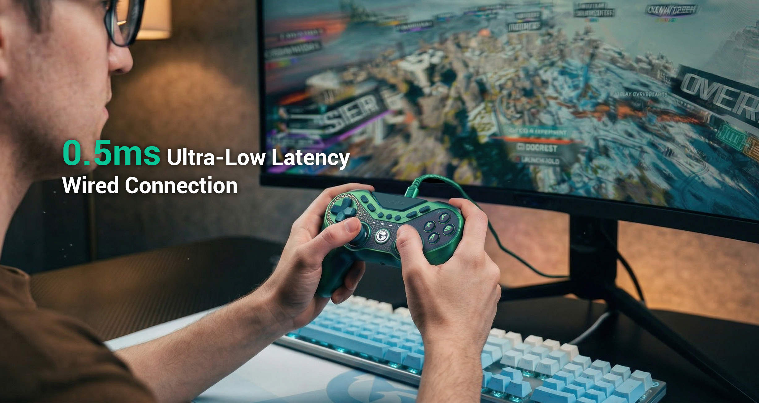 To achieve this level of speed, Gamesirs has engineered the controller with a 