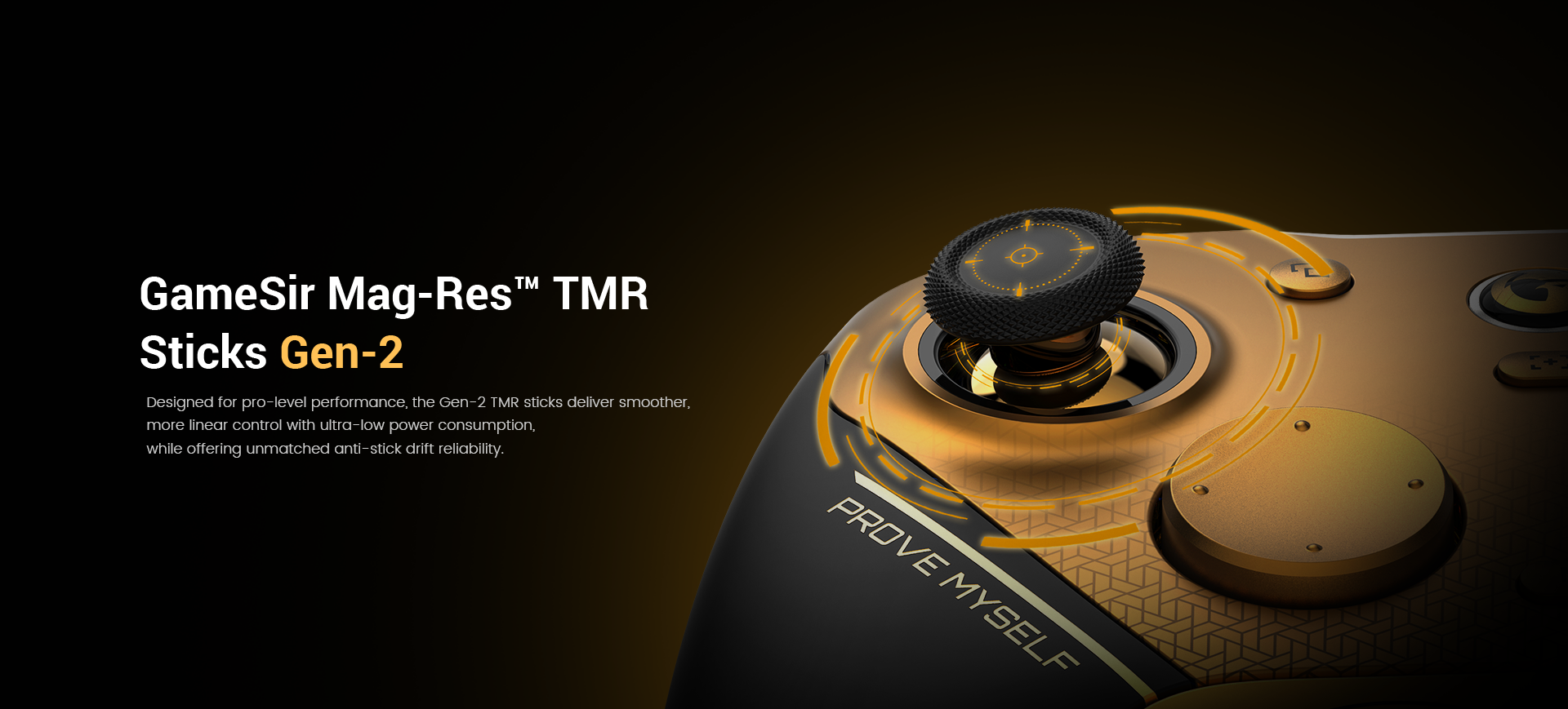 Gamesirs Mag-Res™ TMR Sticks Gen-2, which is the core hardware upgrade in the G7 Pro 8K PC Champion Edition.1. What is TMR (Tunneling Magnetoresistance)?TMR is a high-end magnetic sensing technology.While standard controllers use 
