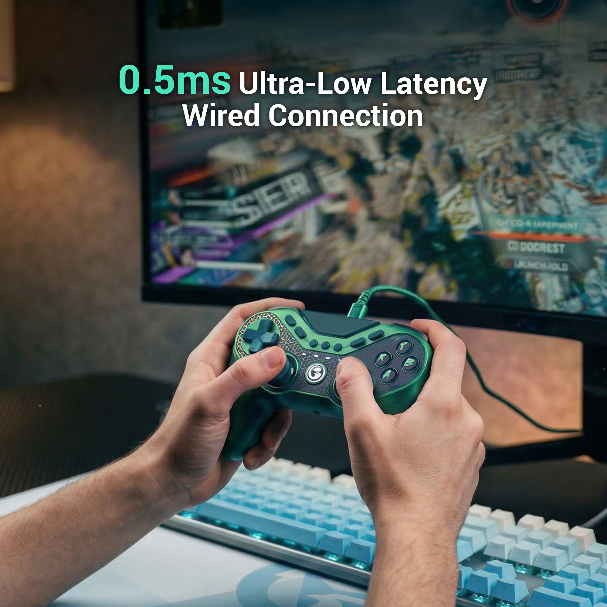 To achieve this level of speed, Gamesirs has engineered the controller with a 
