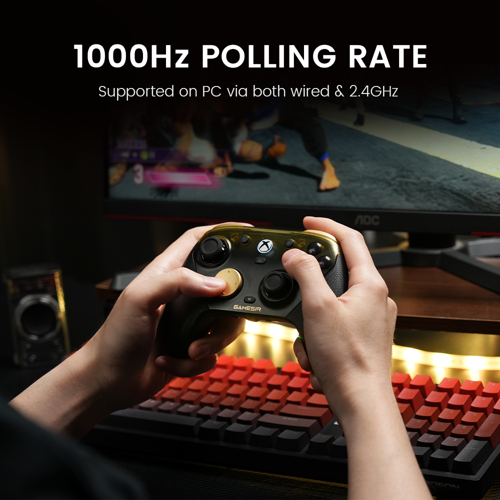 Customize settings via Gamesirs App on X5 Lite (*only available on Android devices)
