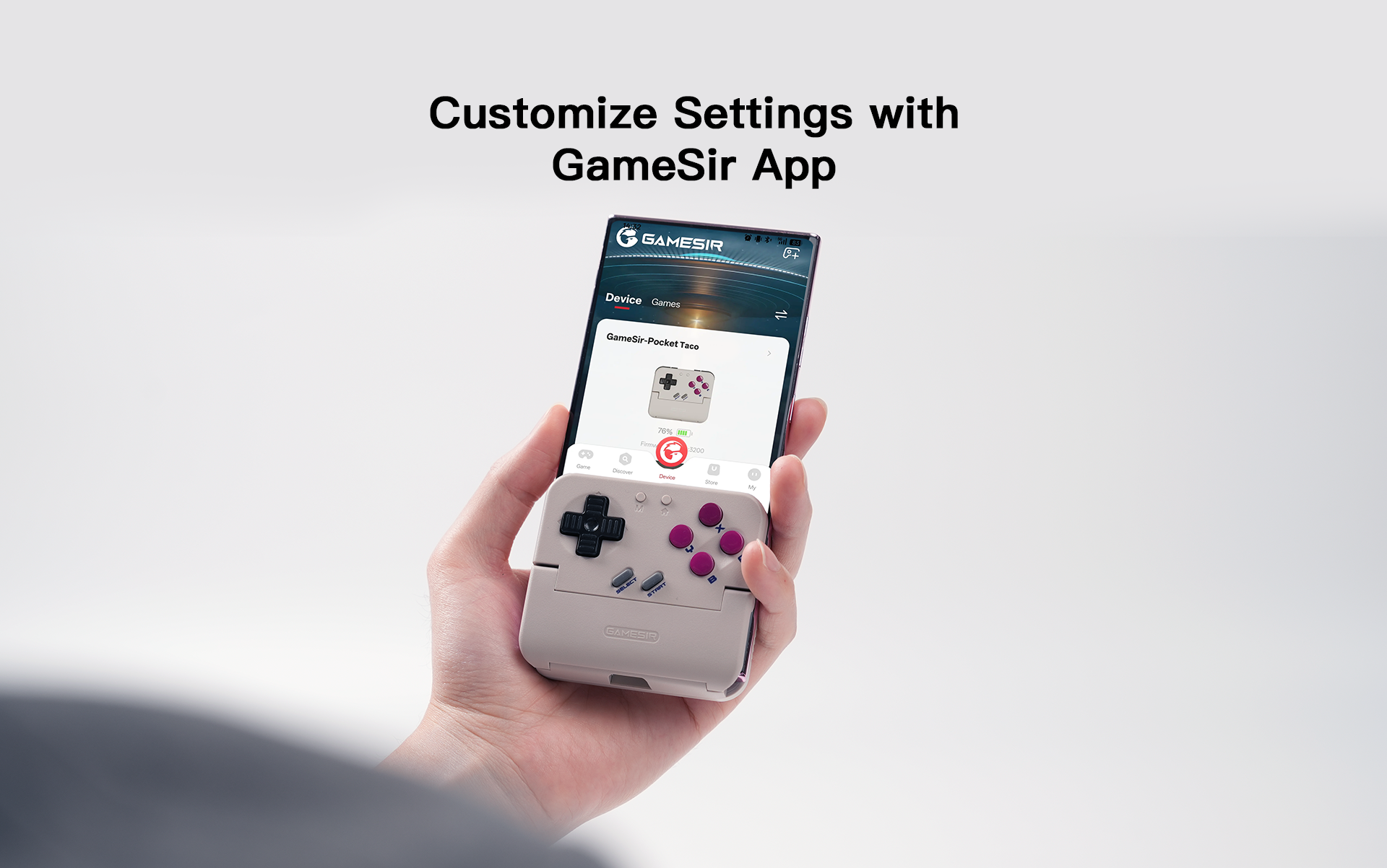 Free customization with customizable ABXY layout and stick caps
