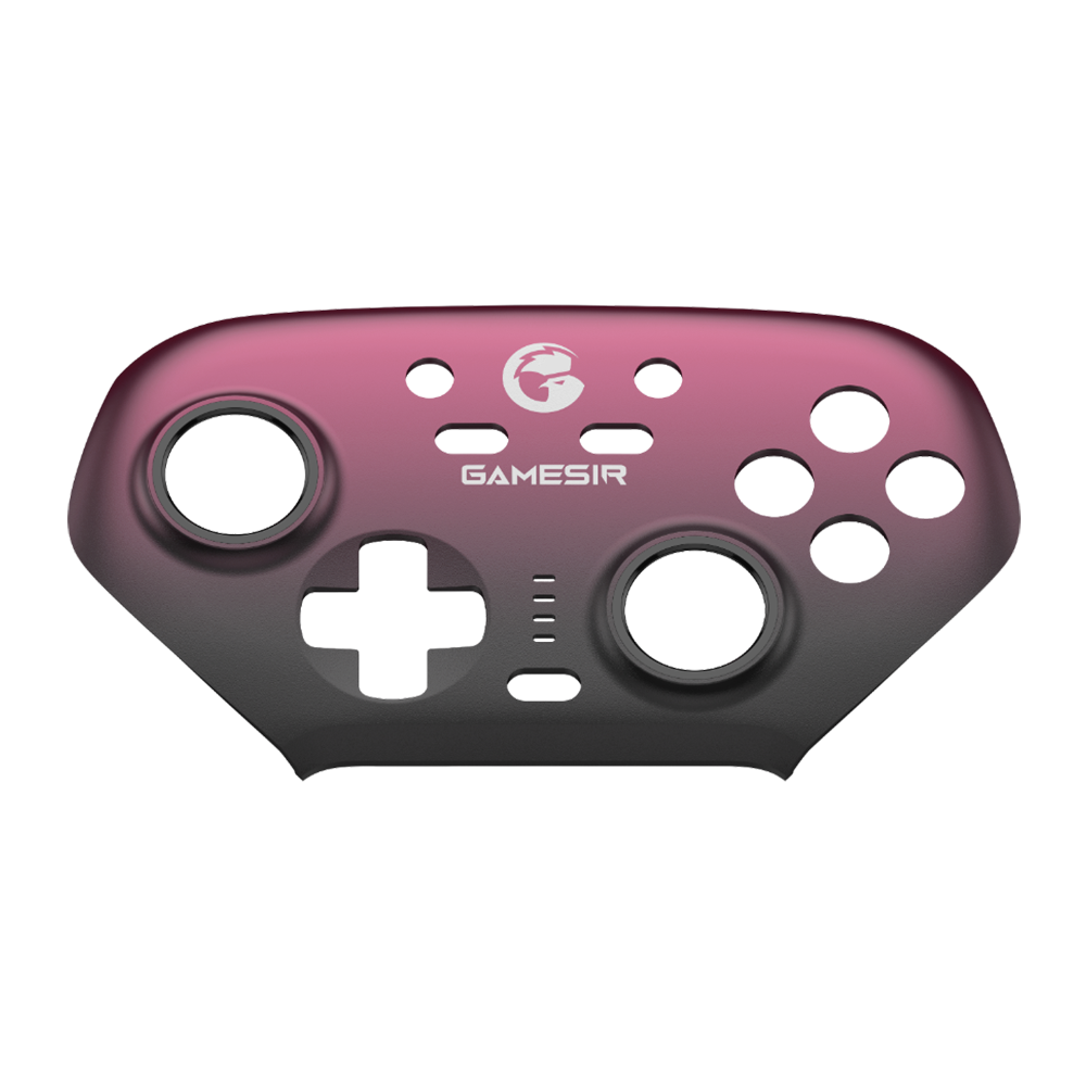 Gamesirs Magnetic Faceplate for Super Nova, magnetic and replaceable, in gradient pink and black design.