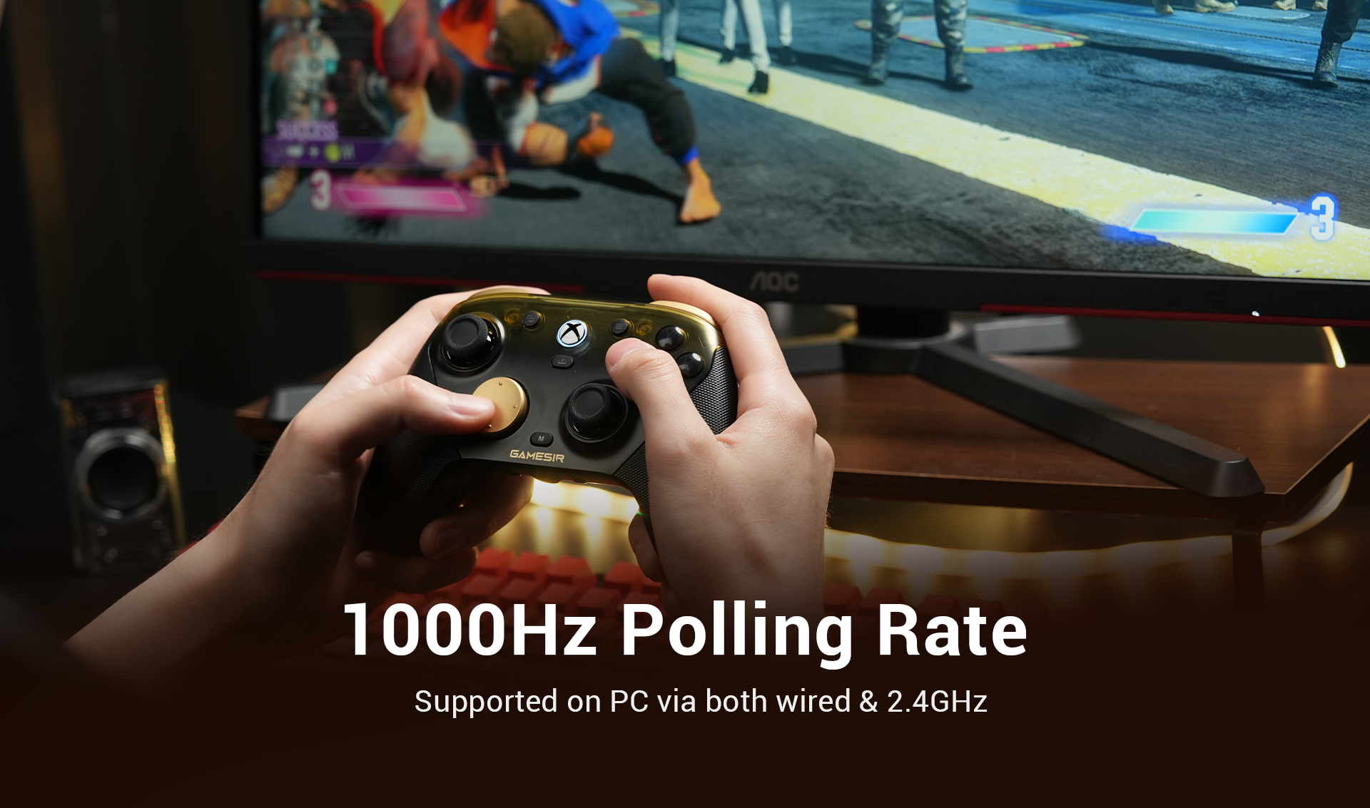 Customize settings via Gamesirs App on X5 Lite (*only available on Android devices)
