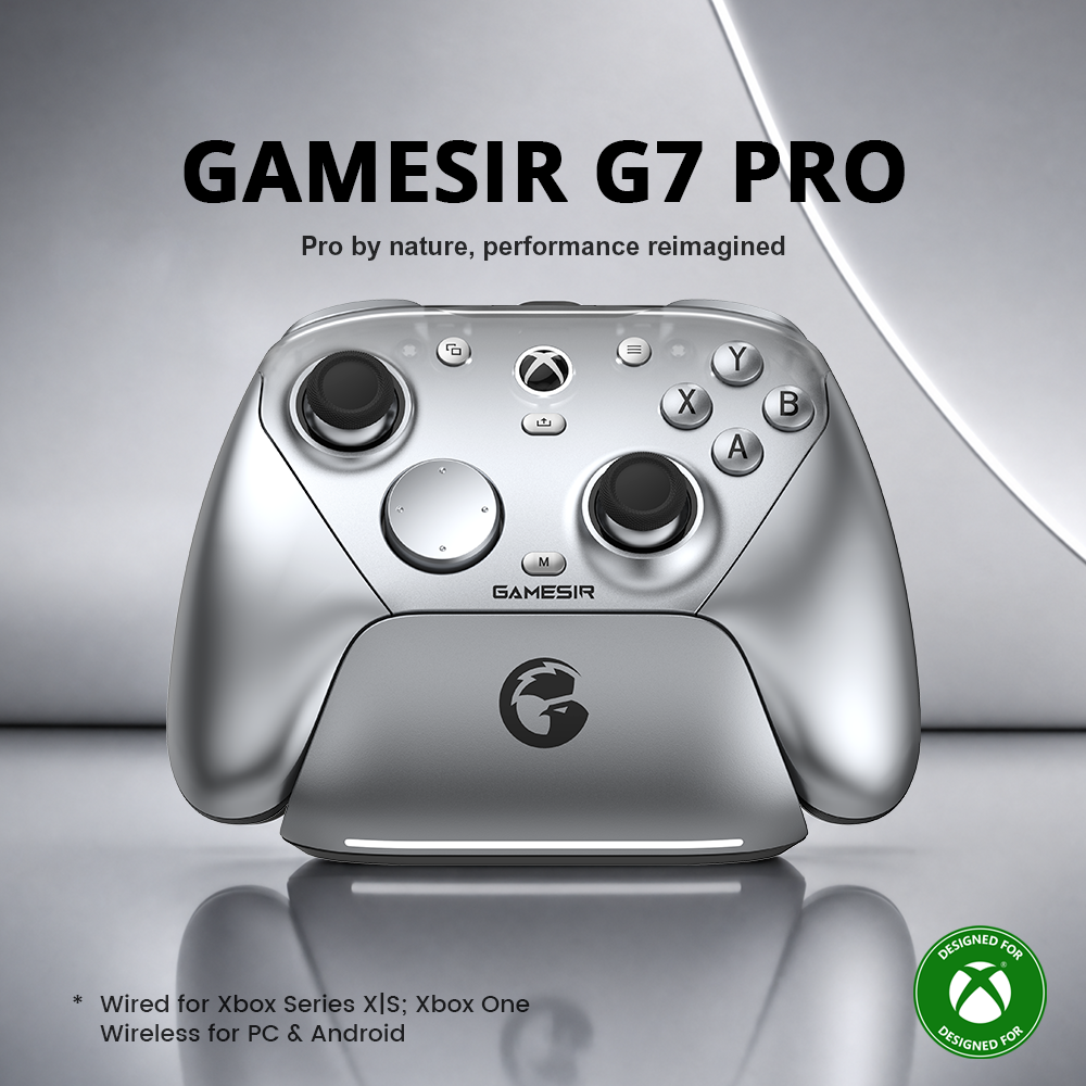 Gamesirs G7 PRO METALLIC SILVERPerformance ReimaginedDefined as 