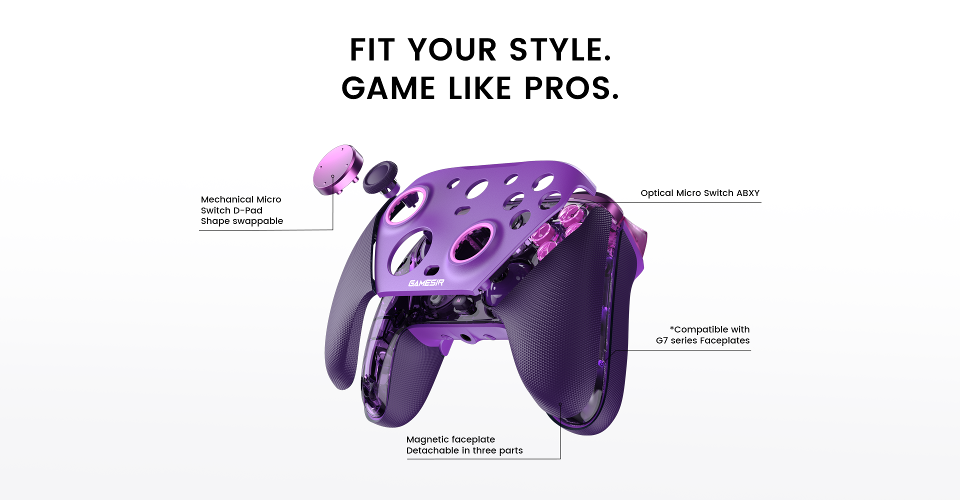 Gamesirs product detailed picture list