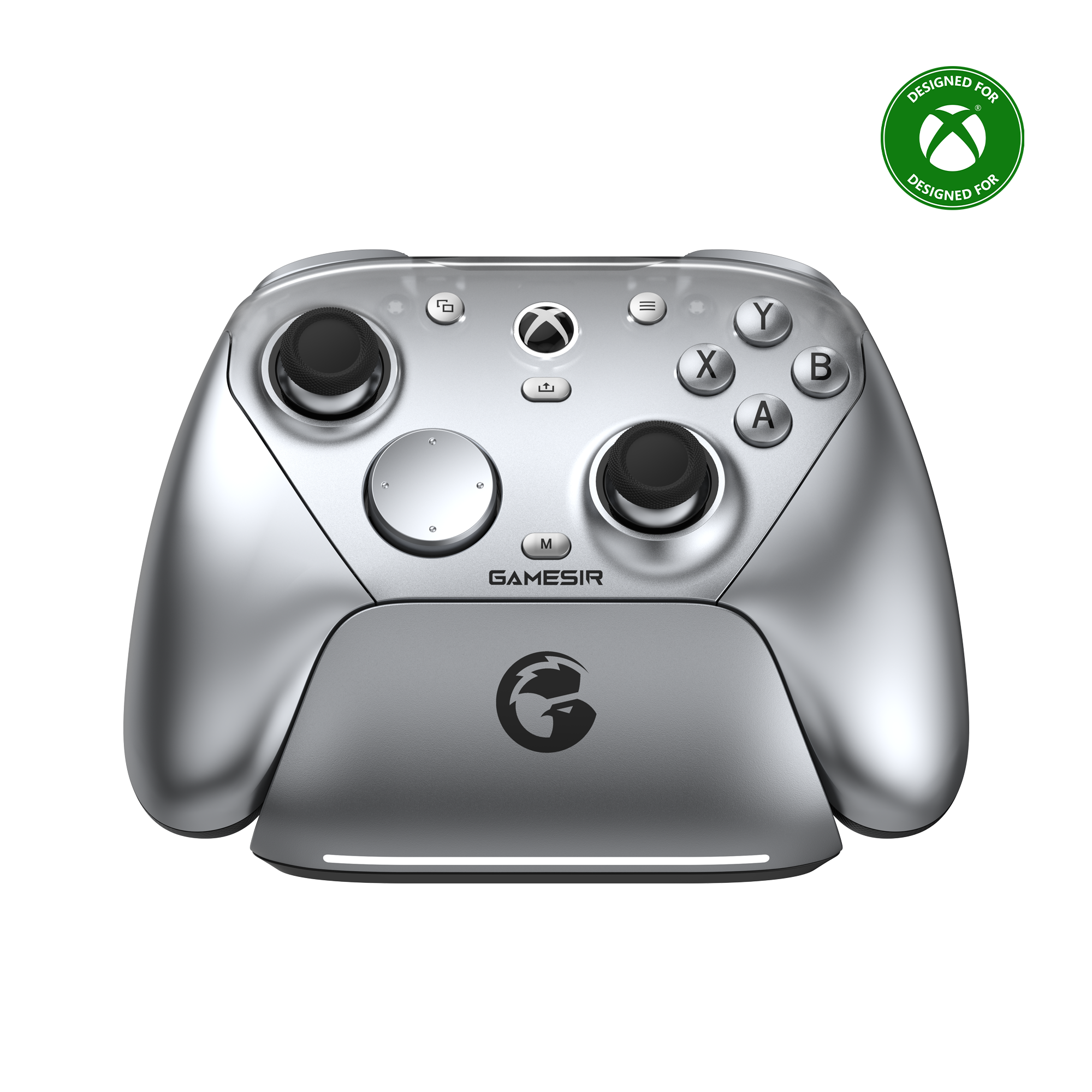 Gamesirs G7 Pro Tri-Mode Xbox Wired, PC & Mobile Wireless Controller-Metallic Silver