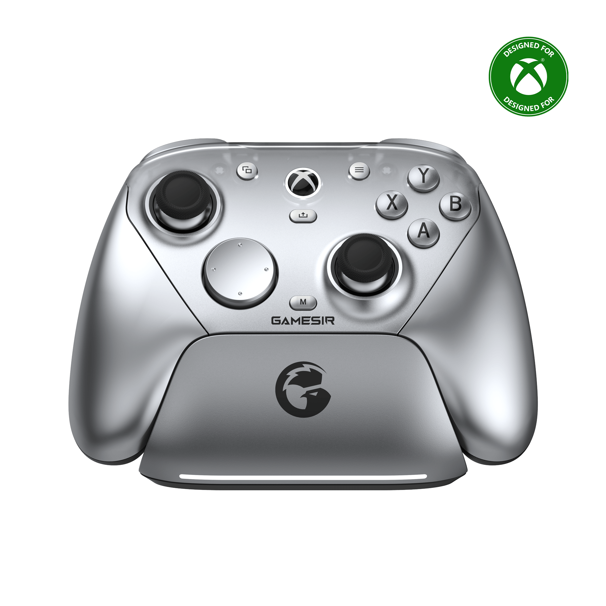 Gamesirs G7 Pro Tri-Mode Xbox Wired, PC & Mobile Wireless Controller-Metallic Silver - Gamesirs